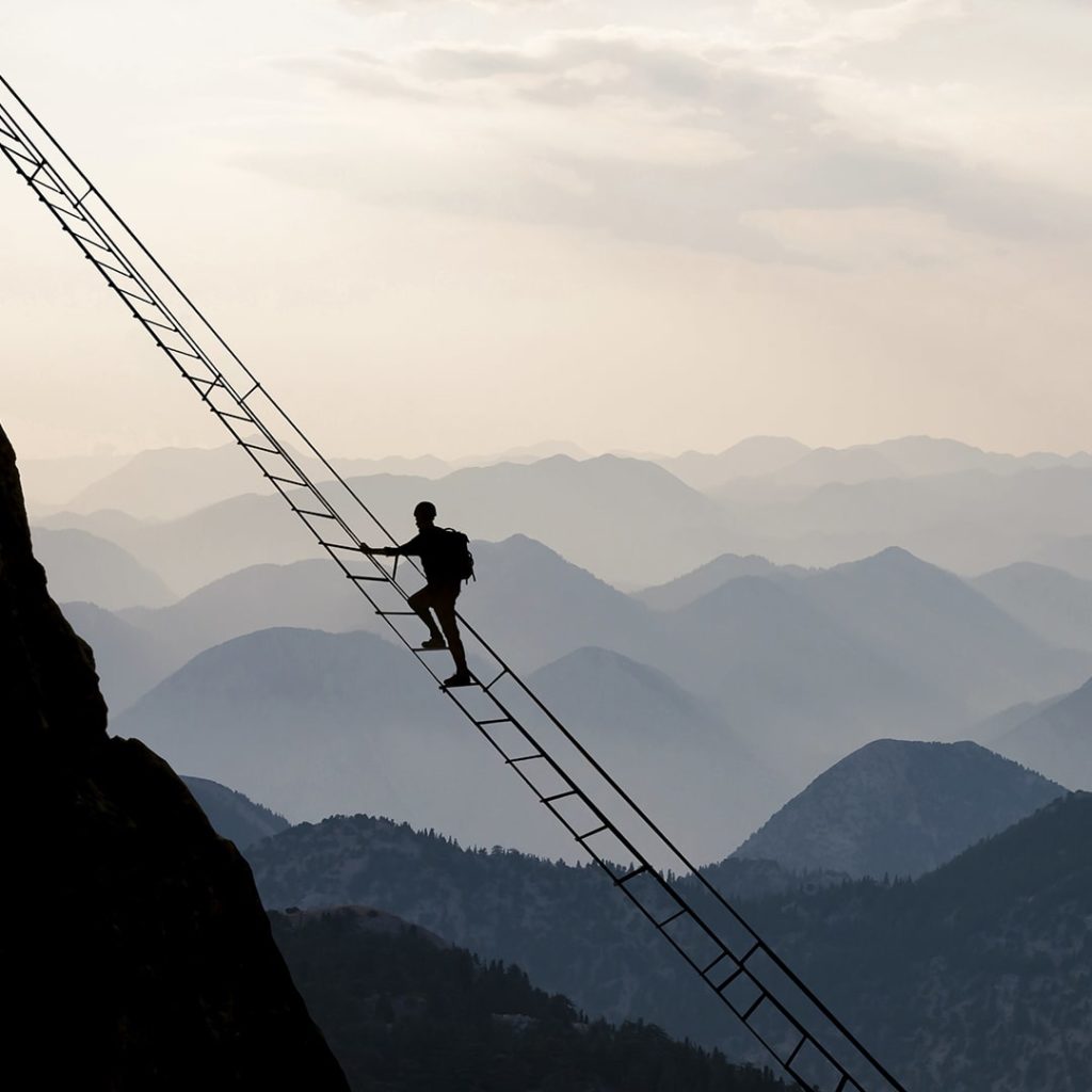 Climbing A Ladder